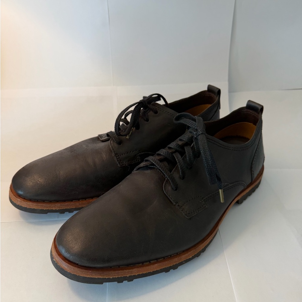 Classic Black Leather Men's Shoes Timberline Boot Company size 10